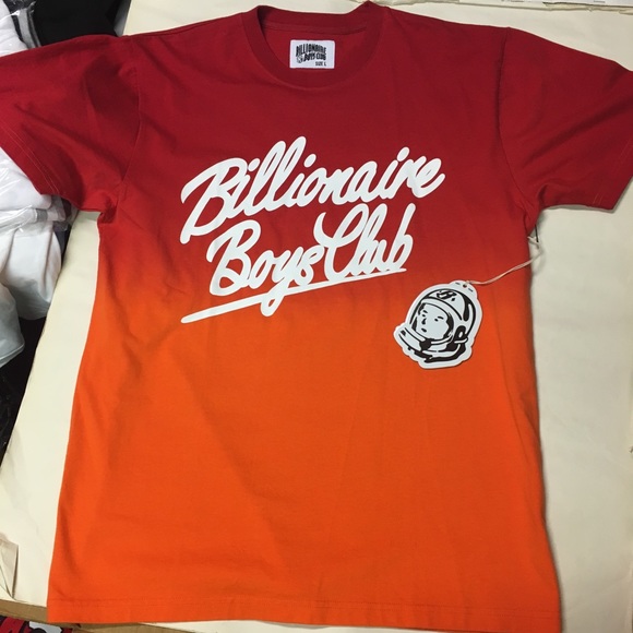 red billionaire boys club shirt